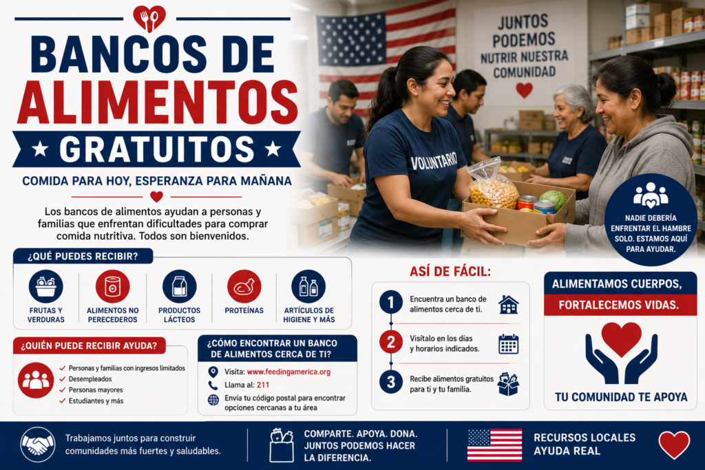 bancos de alimentos gratuitos